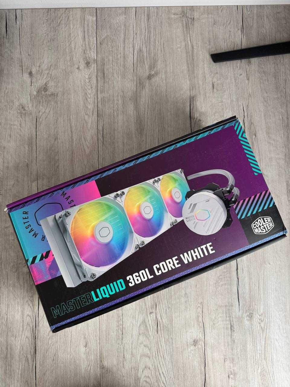 Водяне охолодження Cooler Master MasterLiquid 360L Core ARGB Kit White
