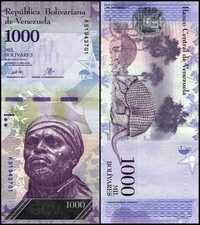 100 notas de 1000 bolívares venezuelanos