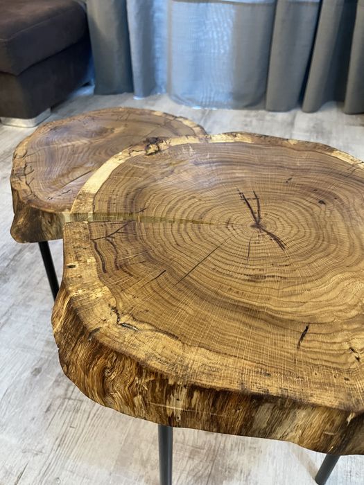 Stoliki kawowe Drewno-Stal Loft Design Industrial Handemade Hairpin