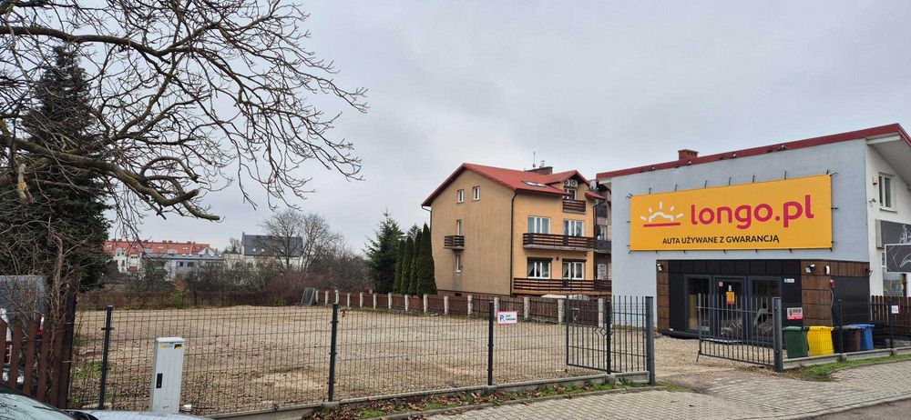 Działka z pawilonem na wynajem pod biznes | autokomis | skład