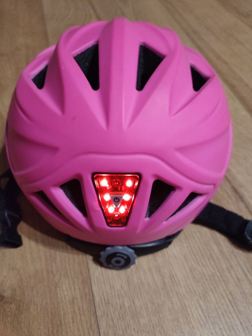 Kask rowerowy dziewczęcy