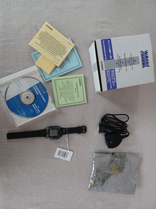 Zegarek CASIO WQV-1 wrist camera NOWY, fabrycznie zapakowany