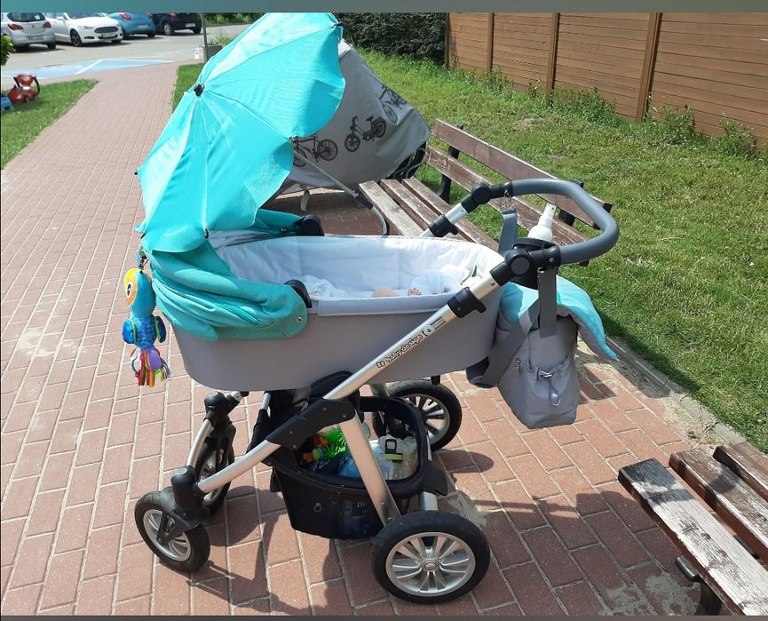 Wózek 3w1 Baby desing, gondola, spacerówka, nosidełko