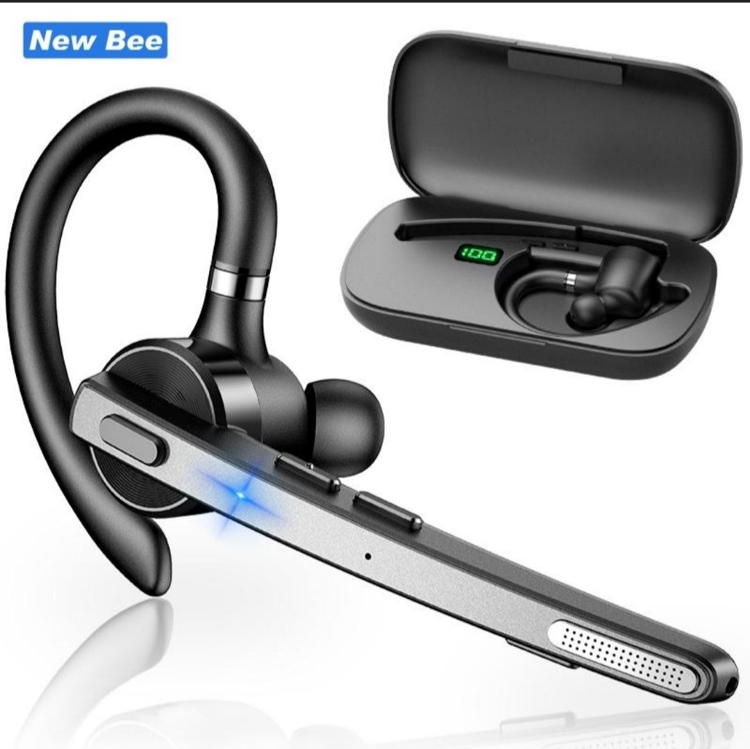 Беспровідна bluetooth гарнітура New Bee M53 та М 51 с функцією шумопод