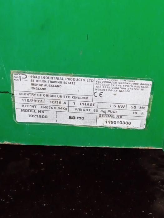 Осушувач повітря  Ebac 150