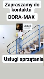 DORA-MAX Usługi sprzątania dla firm oraz osób prywatnych  .