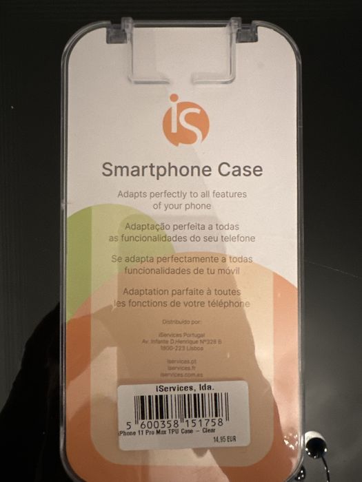 Capa Preta nova para Iphone 11 Pro Max em caixa