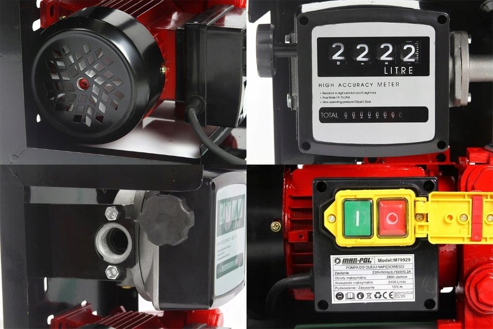 Pompa do paliwa oleju CPN dystrybutor paliwa samozasysający 230V