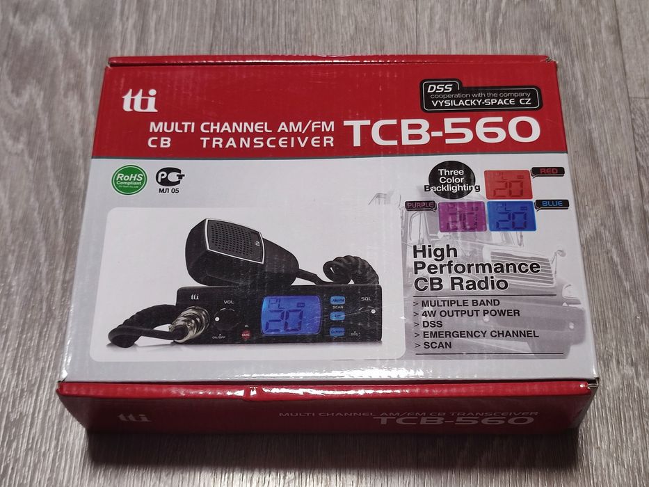tti TCB-560 радіостанція CB 27 MHz