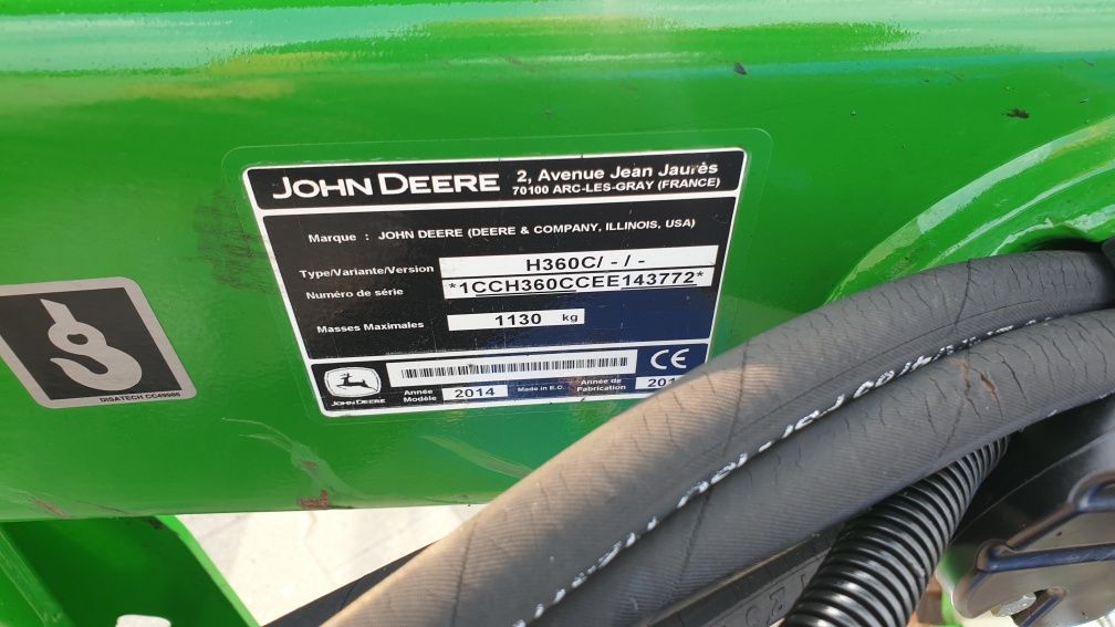 Tur ładowacz czołowy John Deere  H360 joystick seria M i R