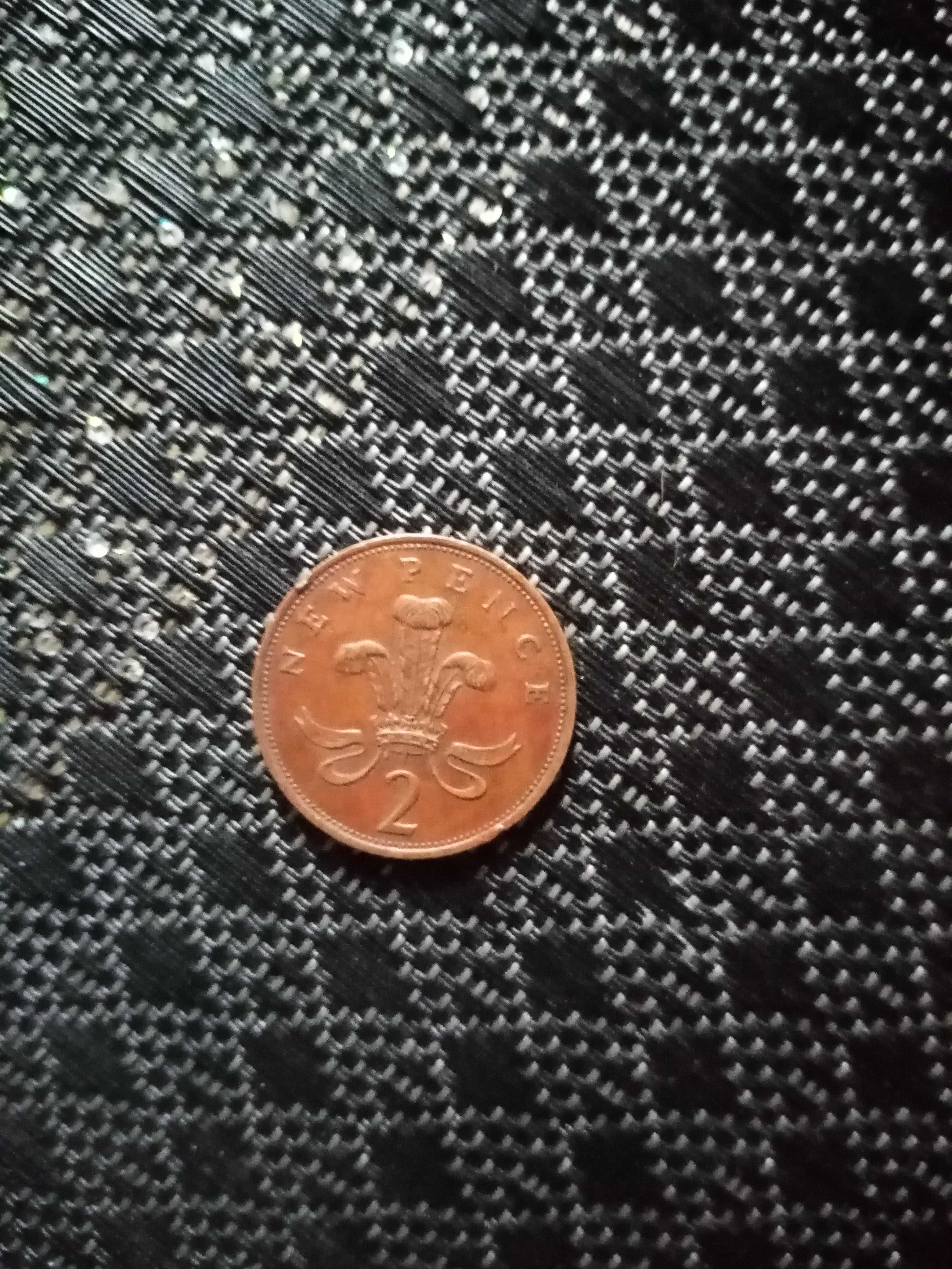 Moneta 2 new pence z 1981r