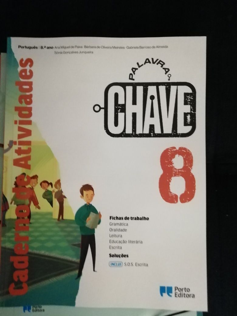 Palavra-chave - Português - 8.º Ano Manual + C Atividades, etc