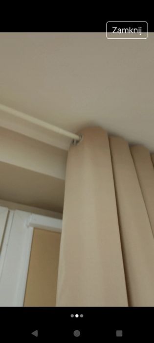 zasłona nowa beżowa 140/200