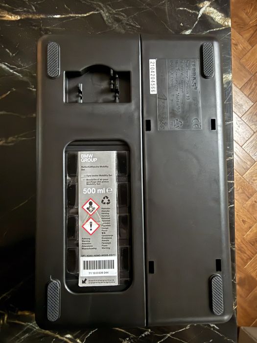 Kompresor z mleczkiem uszczelniającym