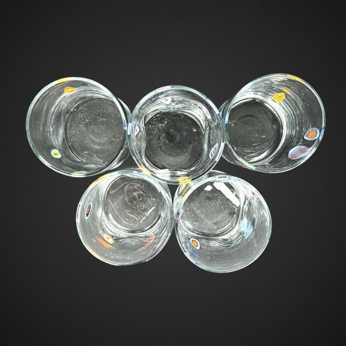 Szklanki szkło Murano Millefiori włoskie coppola styl design B41/41209