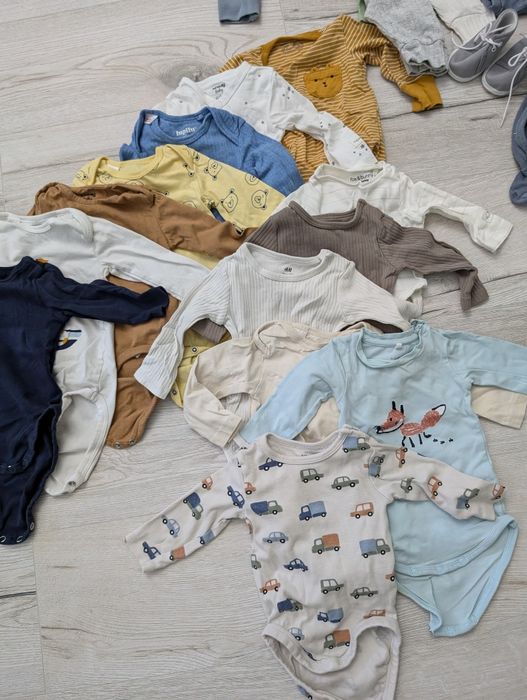 Paka ubrań 56/62 chłopczyk H&M Newbie Lindex Sinsay Lupilu Cool Club