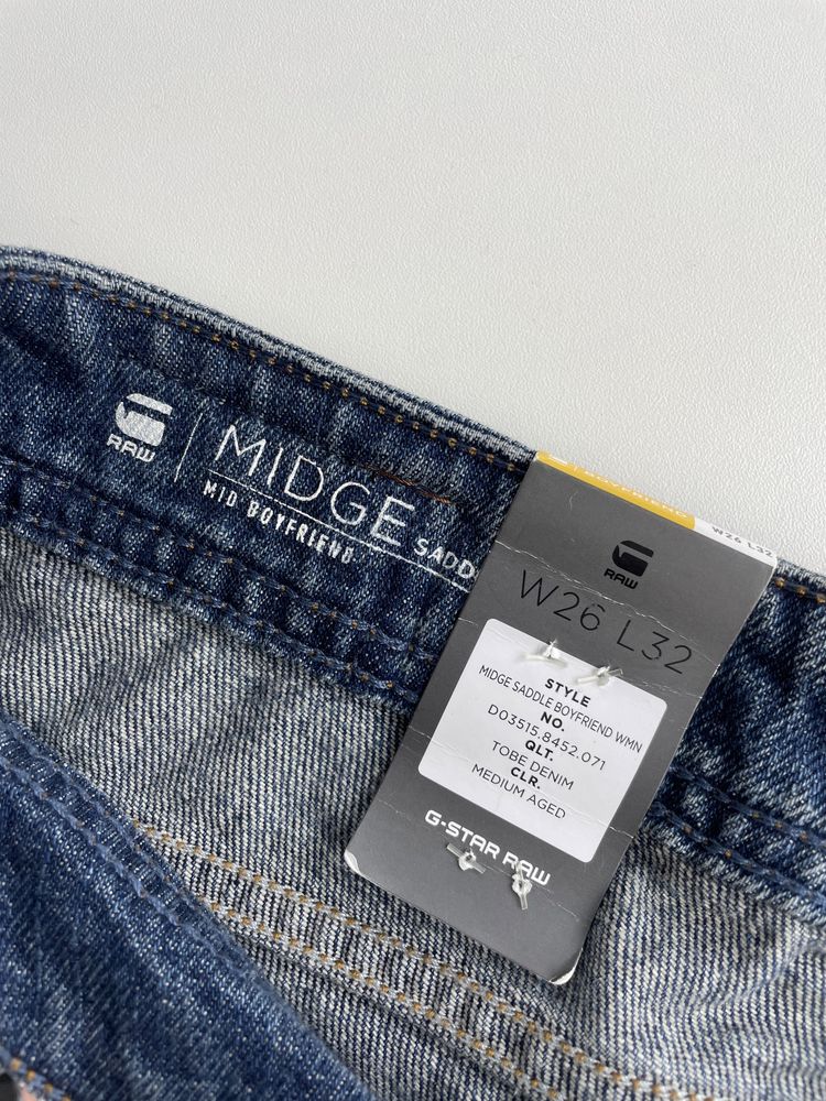 С Нові джинси G-star Raw midge saddle boyeriend джинсы мом оригинал