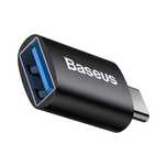 Adapter Usb-C Do Usb-A Baseus Ingenuity, Otg (Czarny)