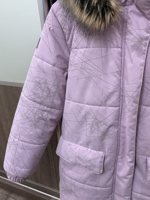 Зимове світловідбивне  пальто Lenne 140р