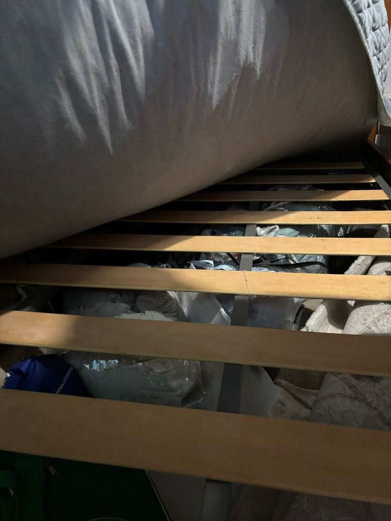 Cama casal madeira maciça