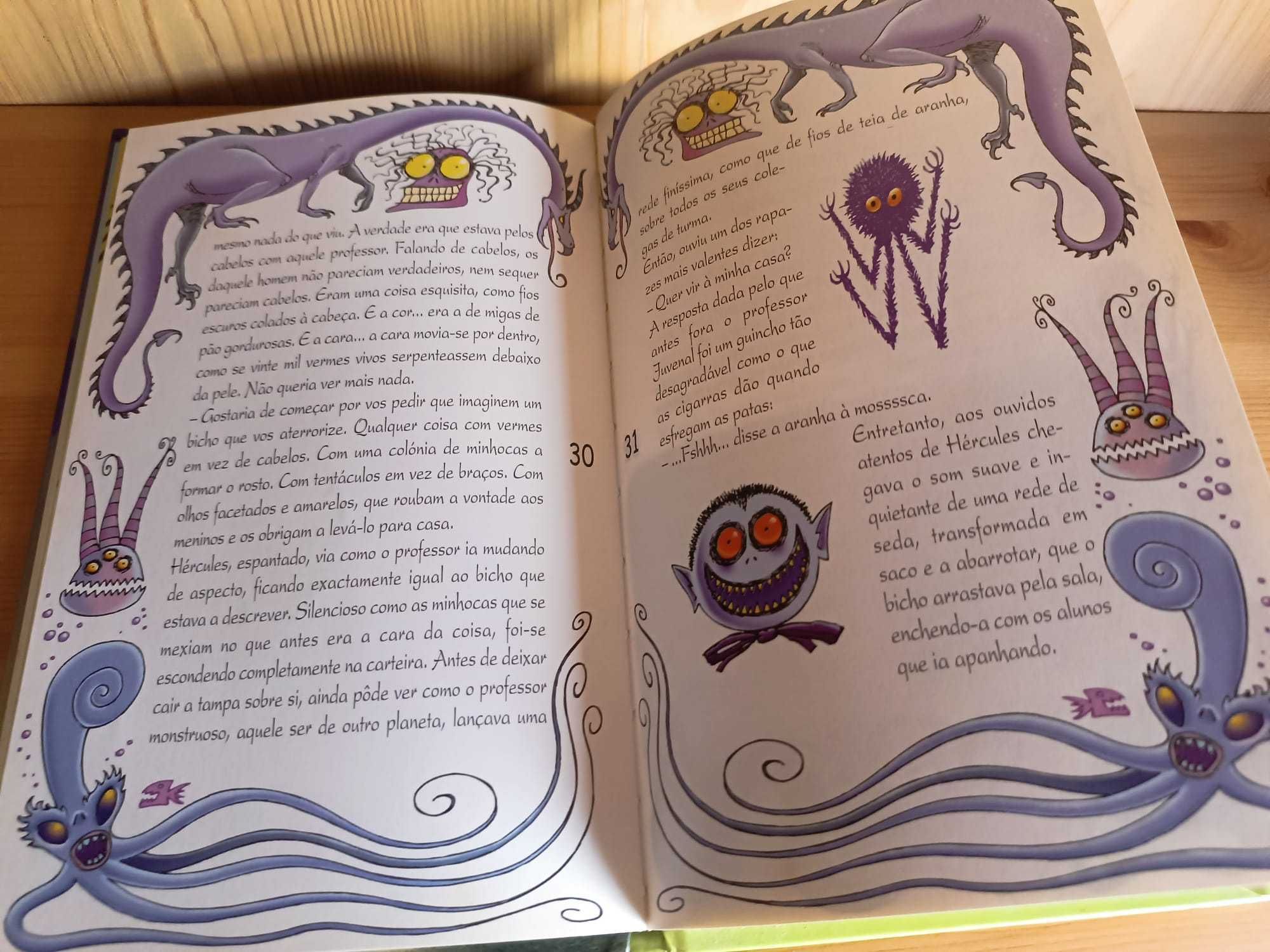 Livros infantojuvenis | Coleção "Aterradores" | Bom estado