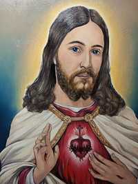Serce Jezusa obraz olejny