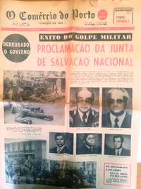 Jornal raro de 26 Abril 1974