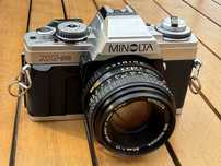 Minolta XG-M  z Rokkor 50 po serwisie