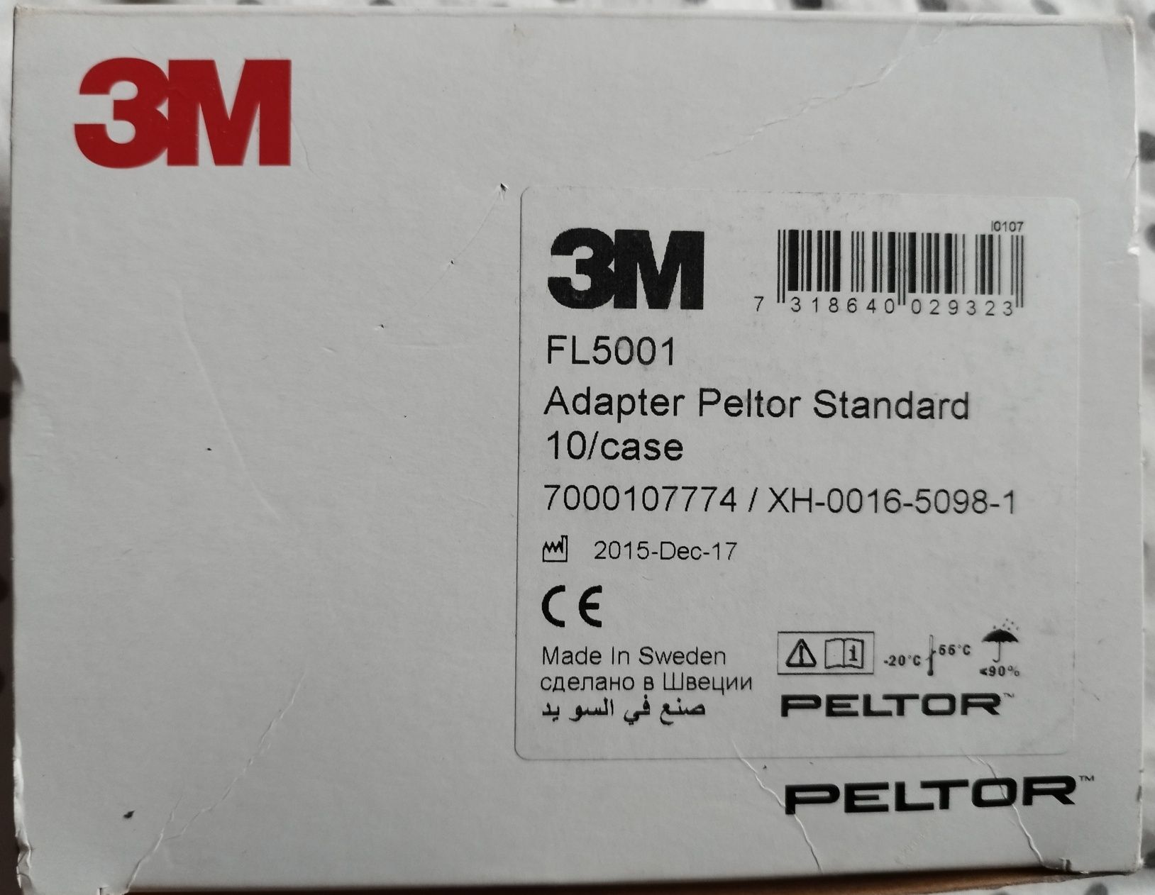 Adapter PTT 3M Peltor Standard FL5001 z gniazdem J11