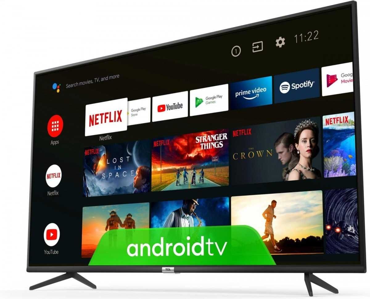 TCL 55P615 Телевизор 55" LED 4K TCL 55P615 Smart, Android, Black