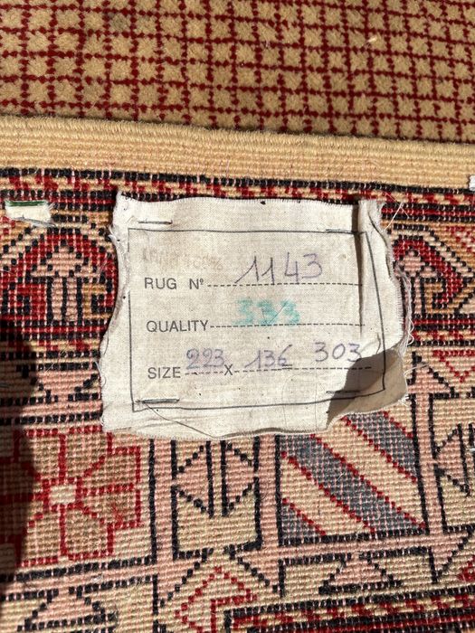 Tapete Persa com certificado autenticidade Bazar Turcomano