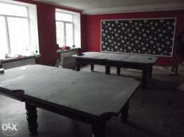 Ремонт и перетяжка бильярдных столов. Монтаж,демонтаж ПокупкаБУ