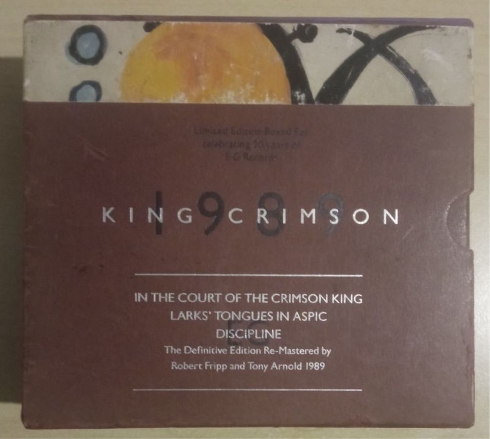 King Crimson – 1989 Caixa com 4 CD,s