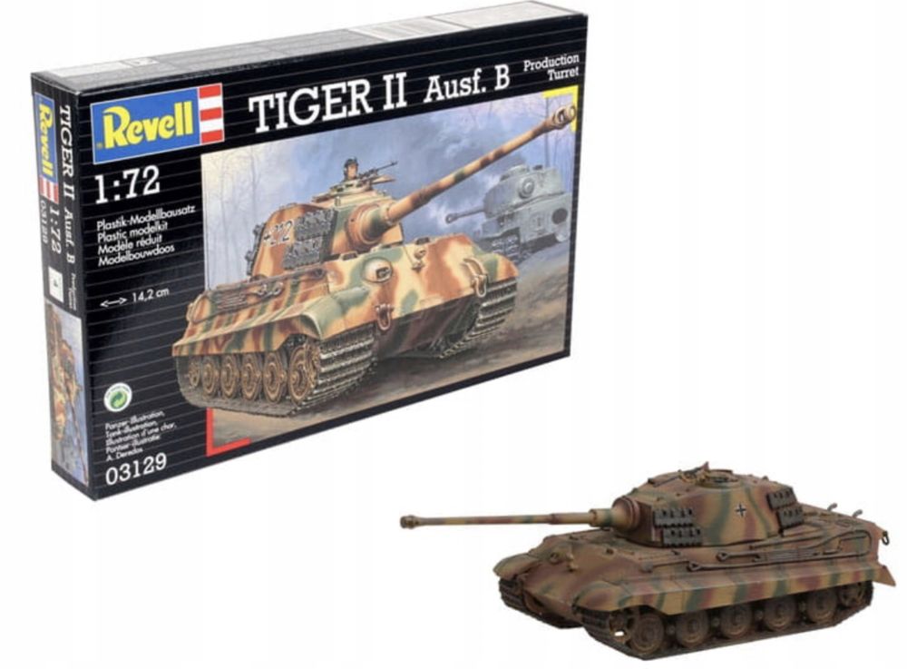 Model plastikowy do sklejania czołg Tiger II Ausf. B Revell 3129