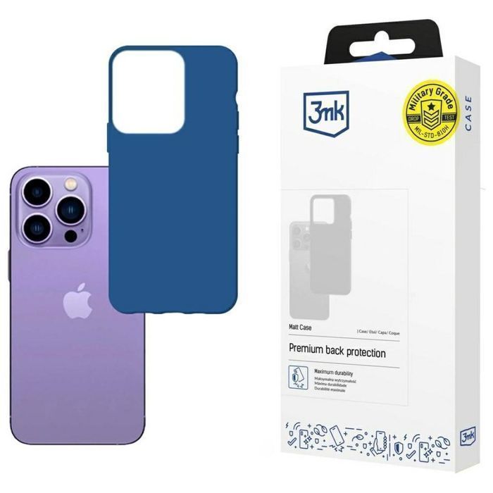 3Mk Matt Case Iphone 14 Pro Max 6,7"Jagoda/Blueberry