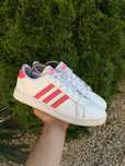Buty Adidas Originals Białe Damskie Sneakersy Trampki Y2k Vintage 38,5
