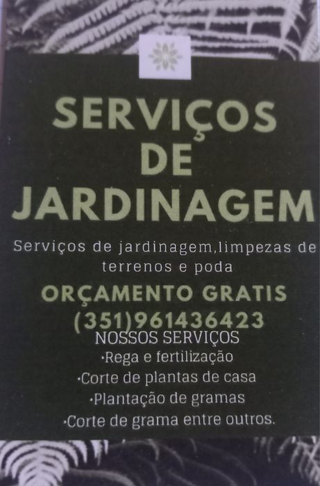 Serviços de jardinagem