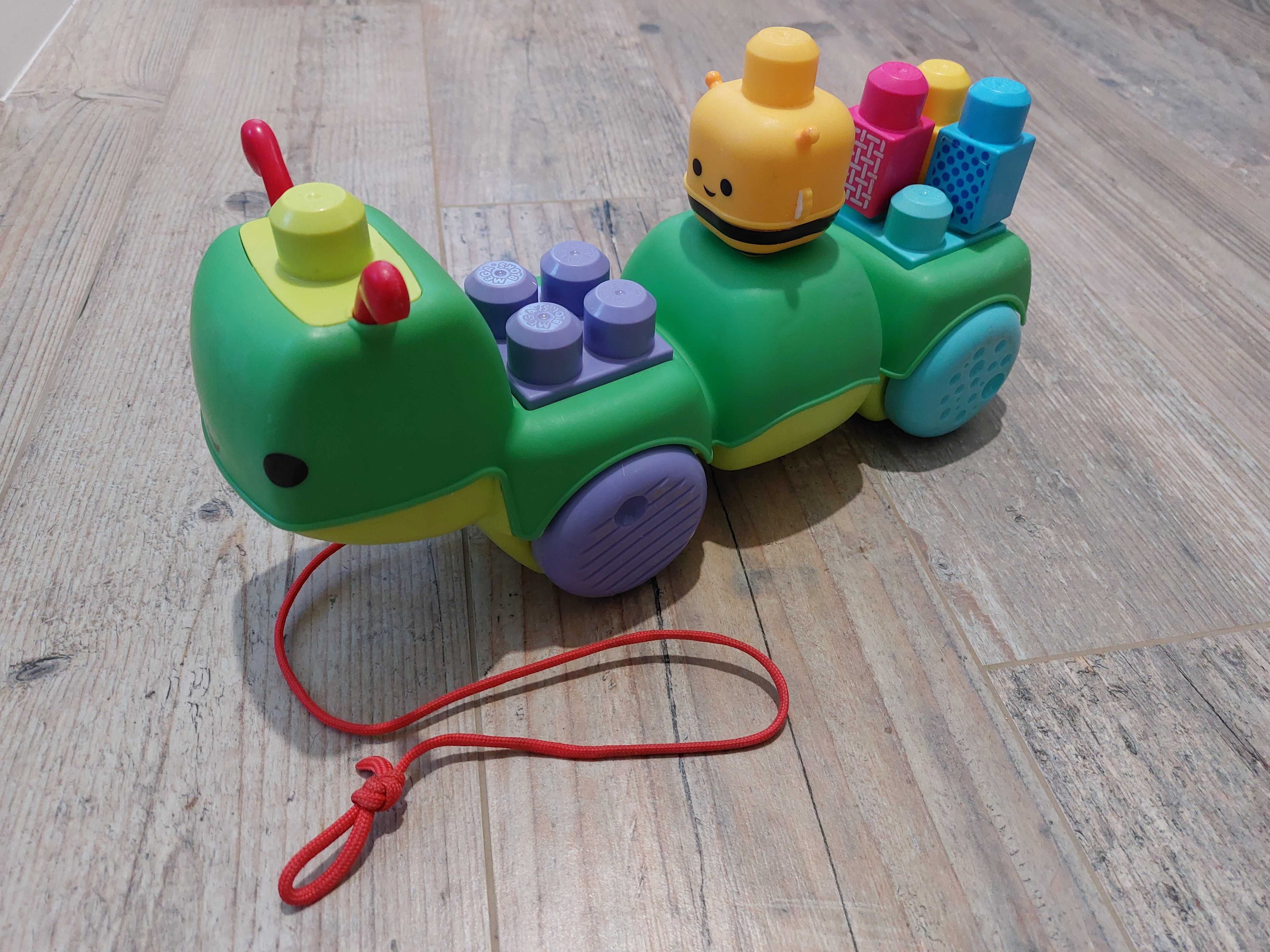 Mega Bloks Wędrująca gąsieniczka Fisher Price gratis karton klocków