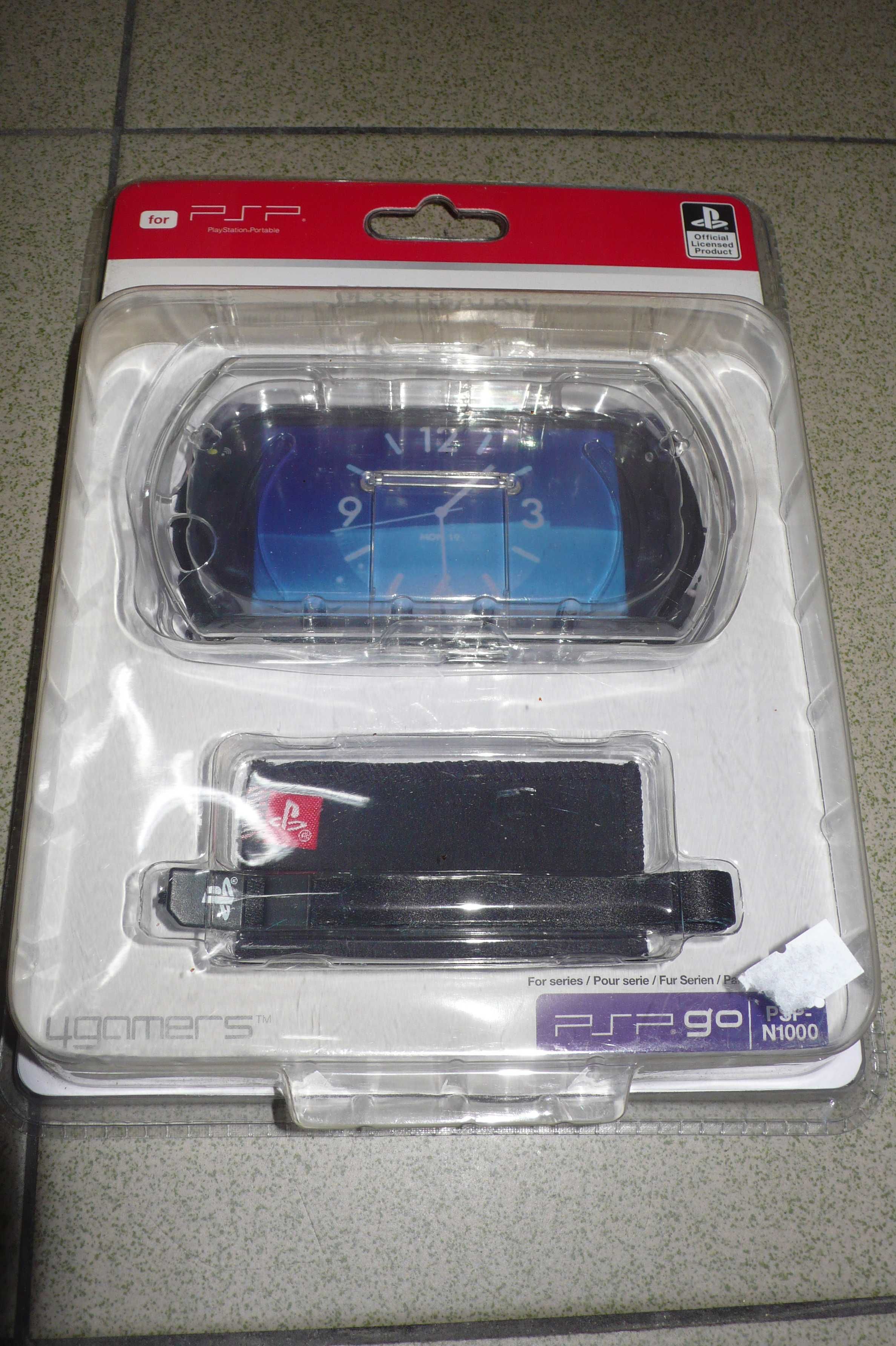 Nowe oryginalne crystal case do Sony PSP Go + etui smycz szmatka