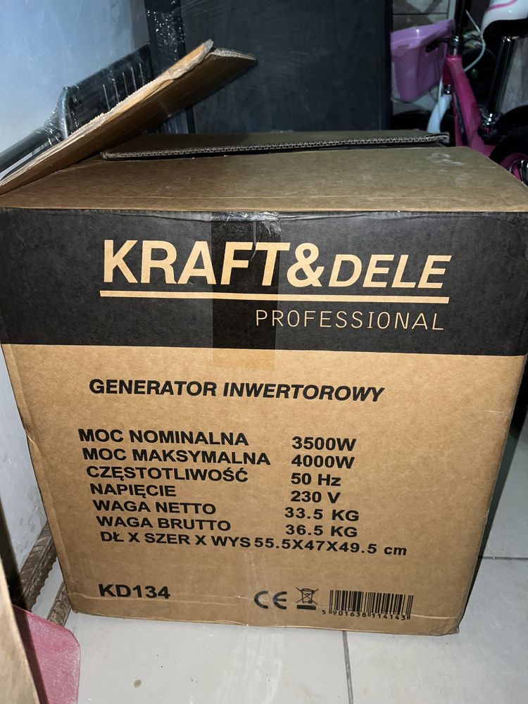 Генератор інверторний Kraft&Dele KD134 3,5 кВт