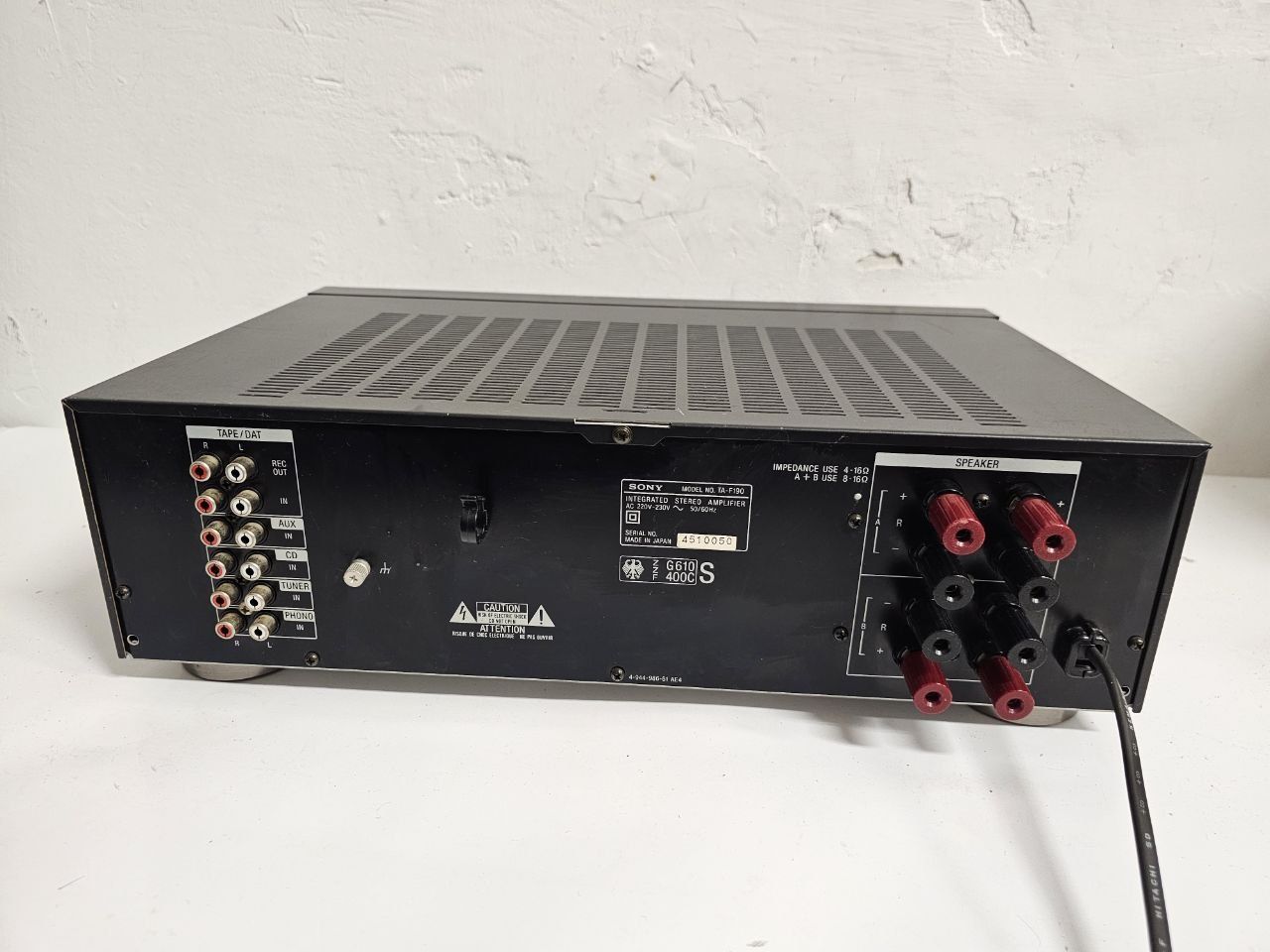 Wzmacniacz Sony TA-F 190, 55 W + 55 W , Japan