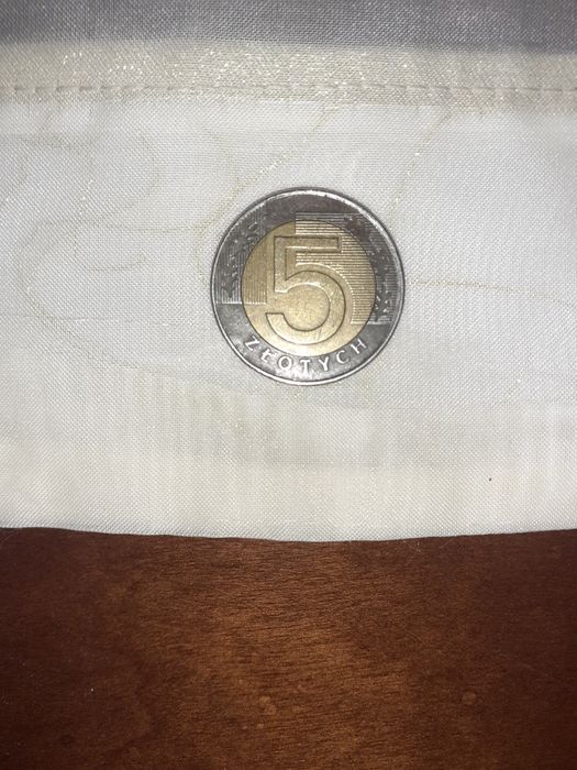 Moneta 5 zł 1996 r. Destrukt  ciemny pierścień