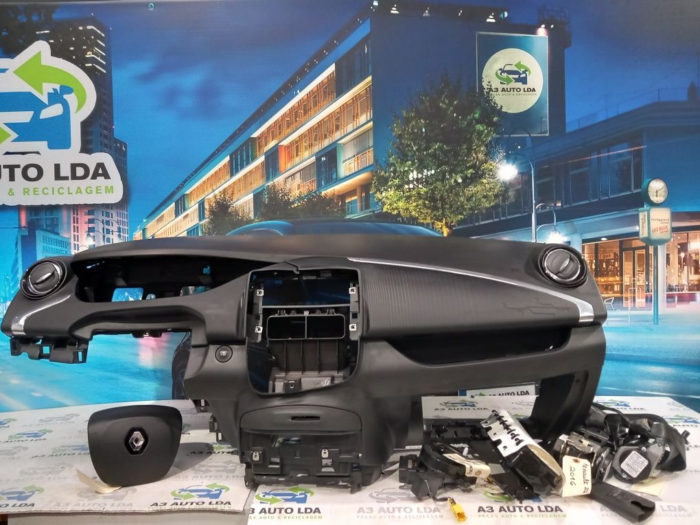 Tablier completo com kit de airbags Renault Zoe 2016