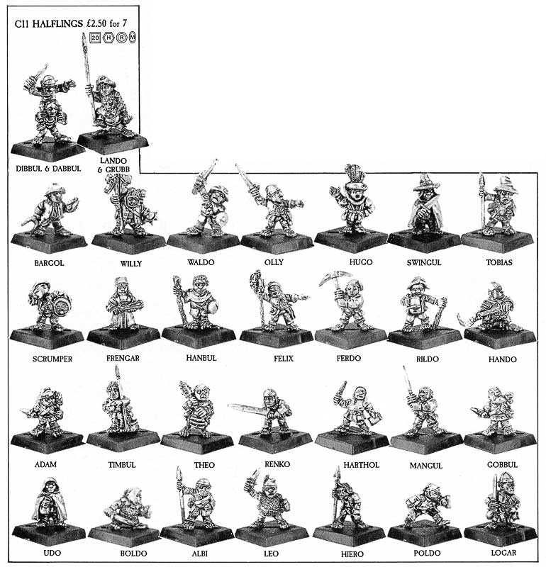 Warhammer Fantasy Battle: Halfling Theo, oldhammer