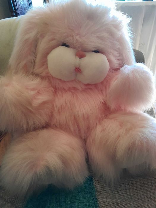 Coelho peluche antigo