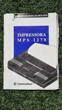 Manual da impressora mps 1270 commodore