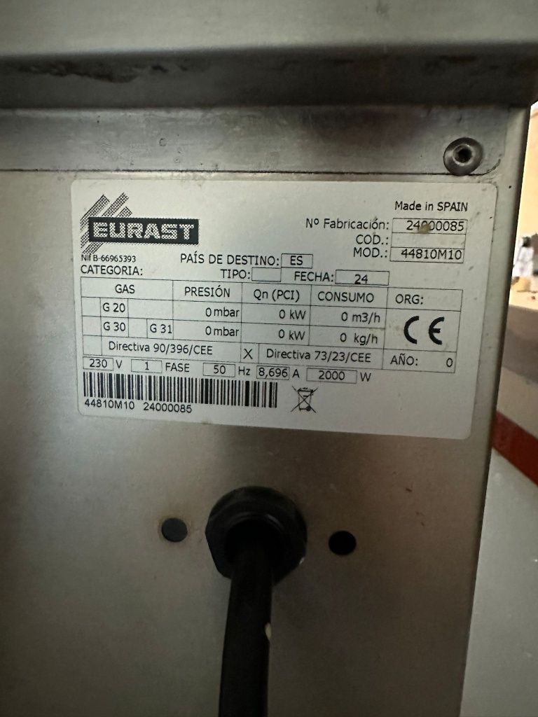 Placa Eléctrica.