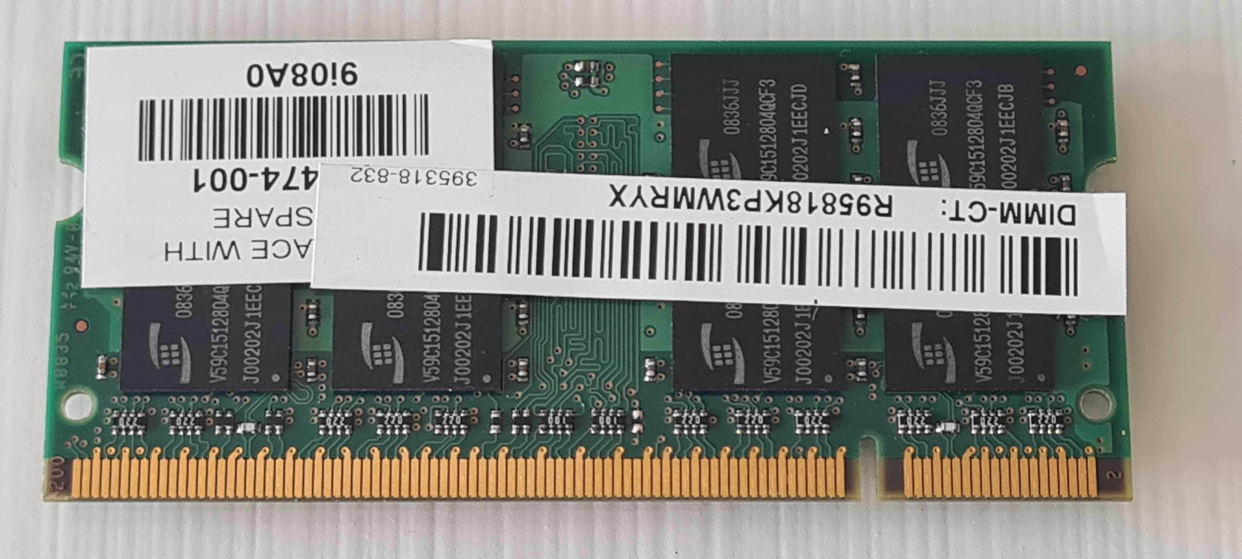 Memória RAM So-Dimm 1Gb PROMOS DDR2 PC2-5300S (667Mhz)