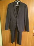 Granatowy garnitur r. 48 marki Zara