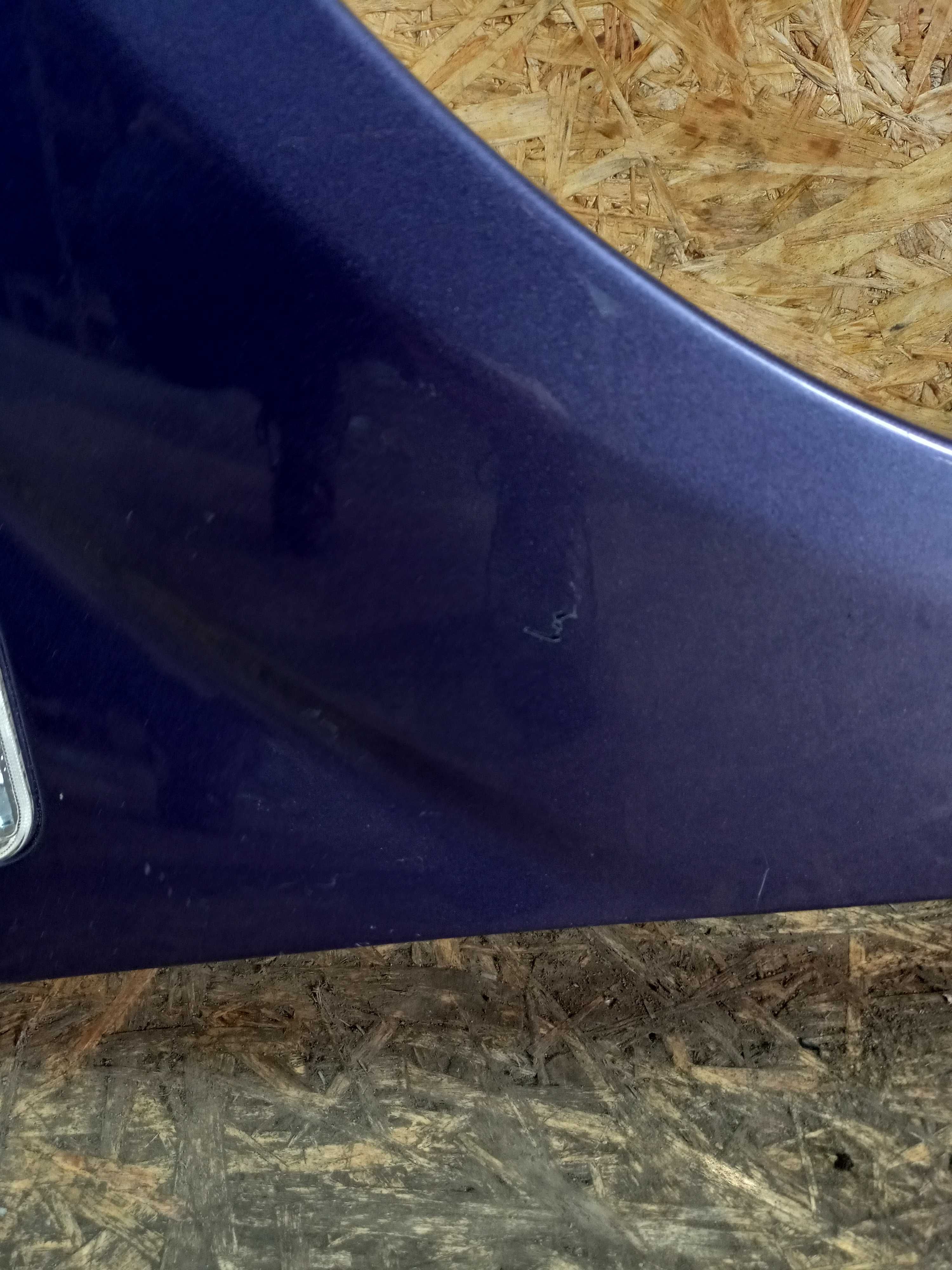 Ford Fiesta MK6 błotnik prawy przód przedni fioletowy oryginał (rysy)